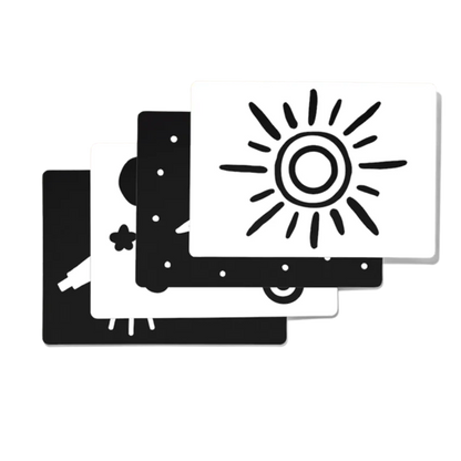 Complex Black and White Card Set
